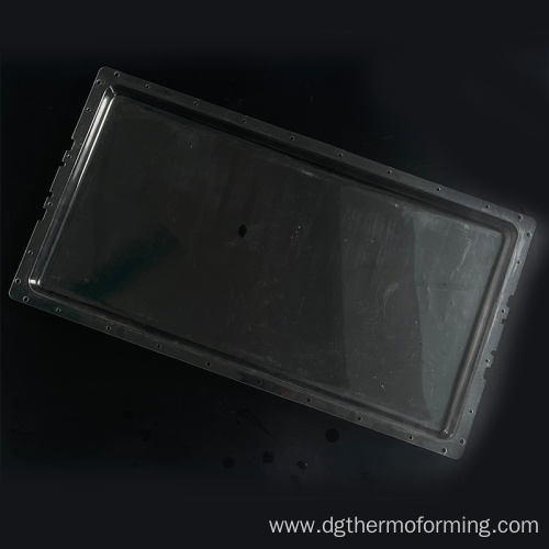 Clear polycarbonate large thermoforming trays